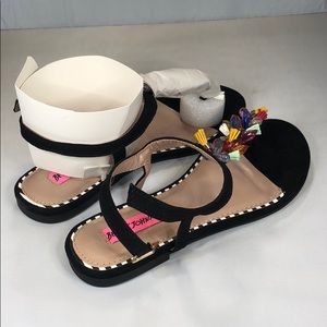 betsey johnson rosita flat sandals